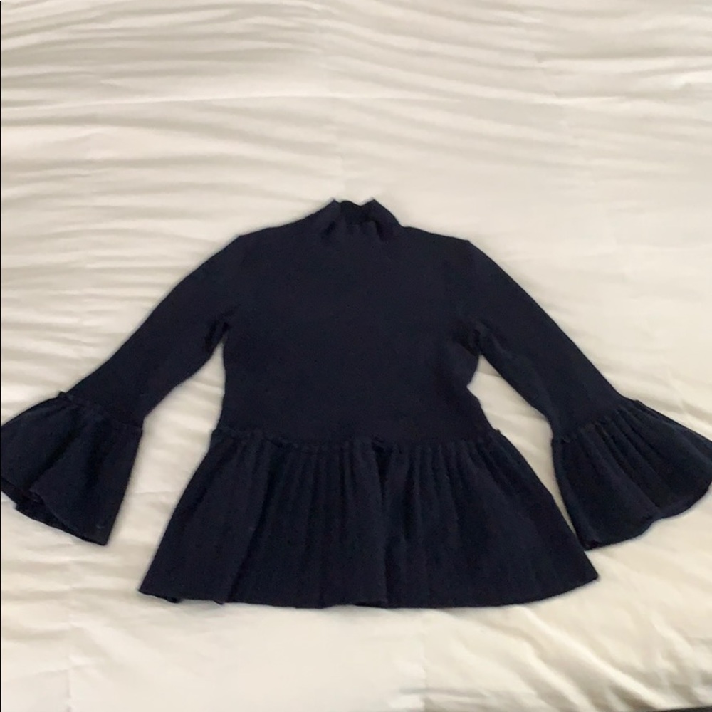 Ted Baker navy peplum sweater
